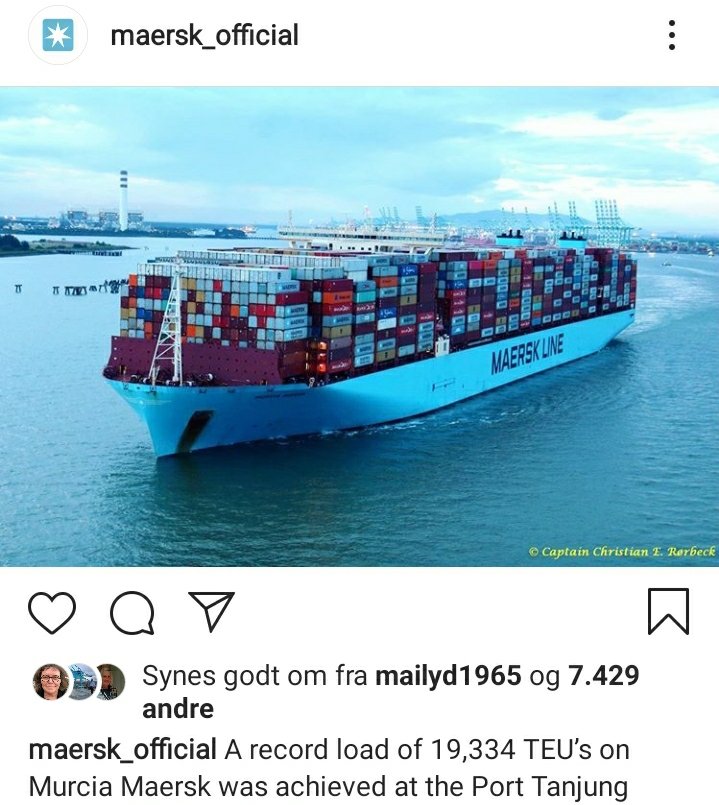 dotremover's tweet photo. Vil i se noget vildt ?
#maersk ....og der er planer om nogle der er større
#imponade #DetErLavetAfJernGoddammit
#facinerende https://t.co/KFYiMMbOuI