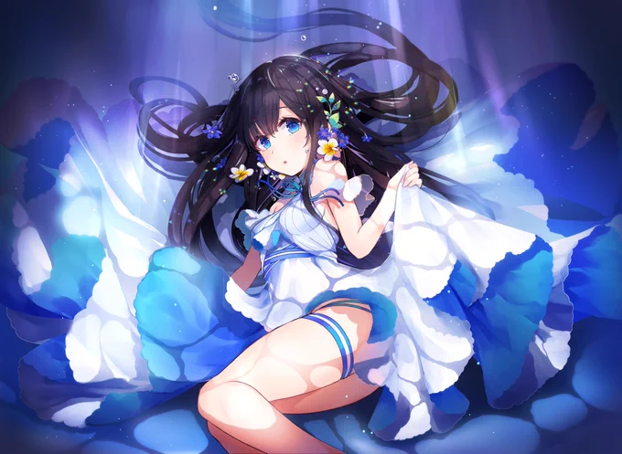 潜る 