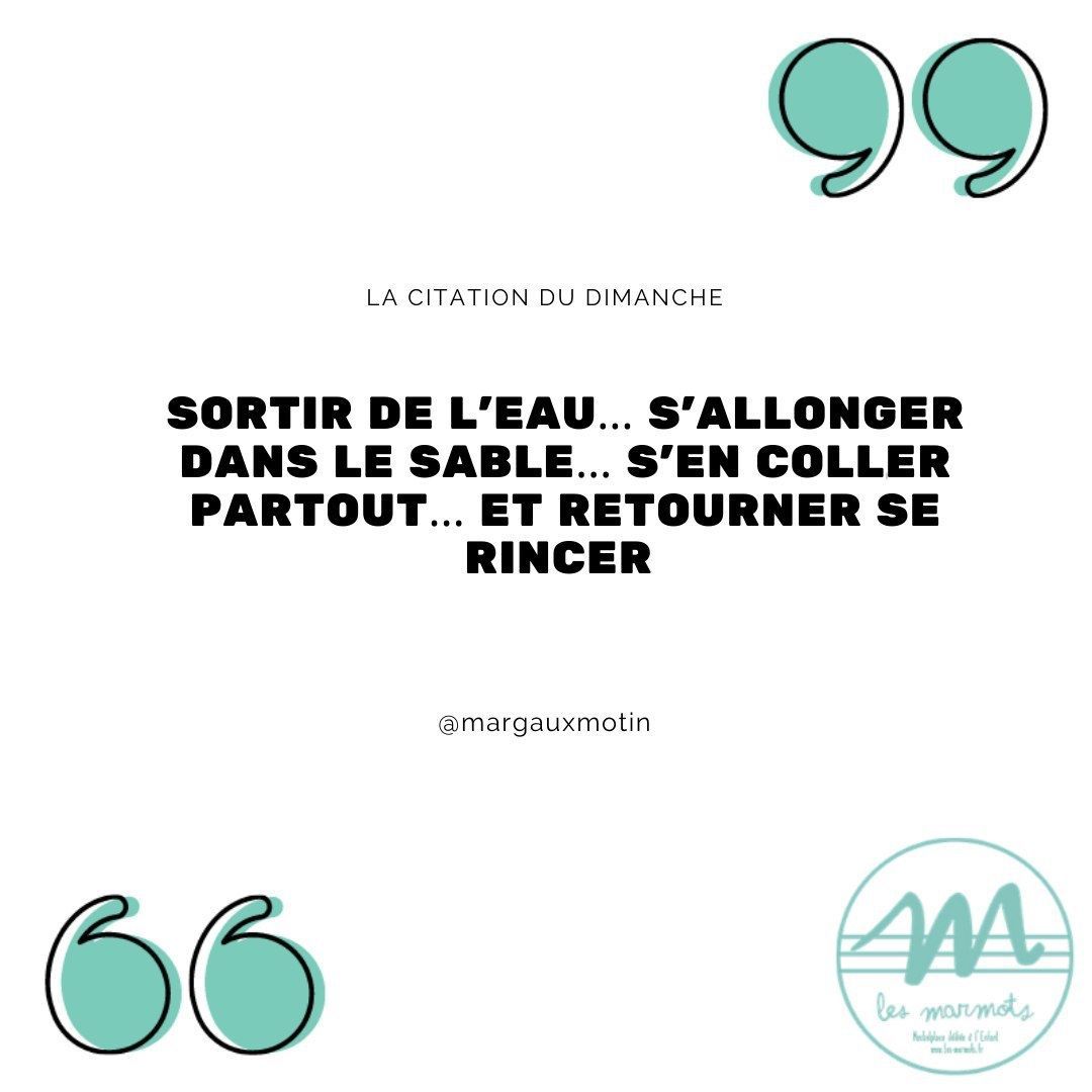 Meilleur sentiment au monde 😍 #quote #citation #summer #été #beach #playa #plage #lesmarmots #eteheureux #viedeparents