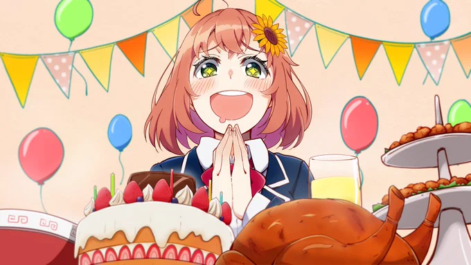 お誕生日おめでとう!?いっぱいお食べ。
#ほんひま生誕祭 #ひまあーと 