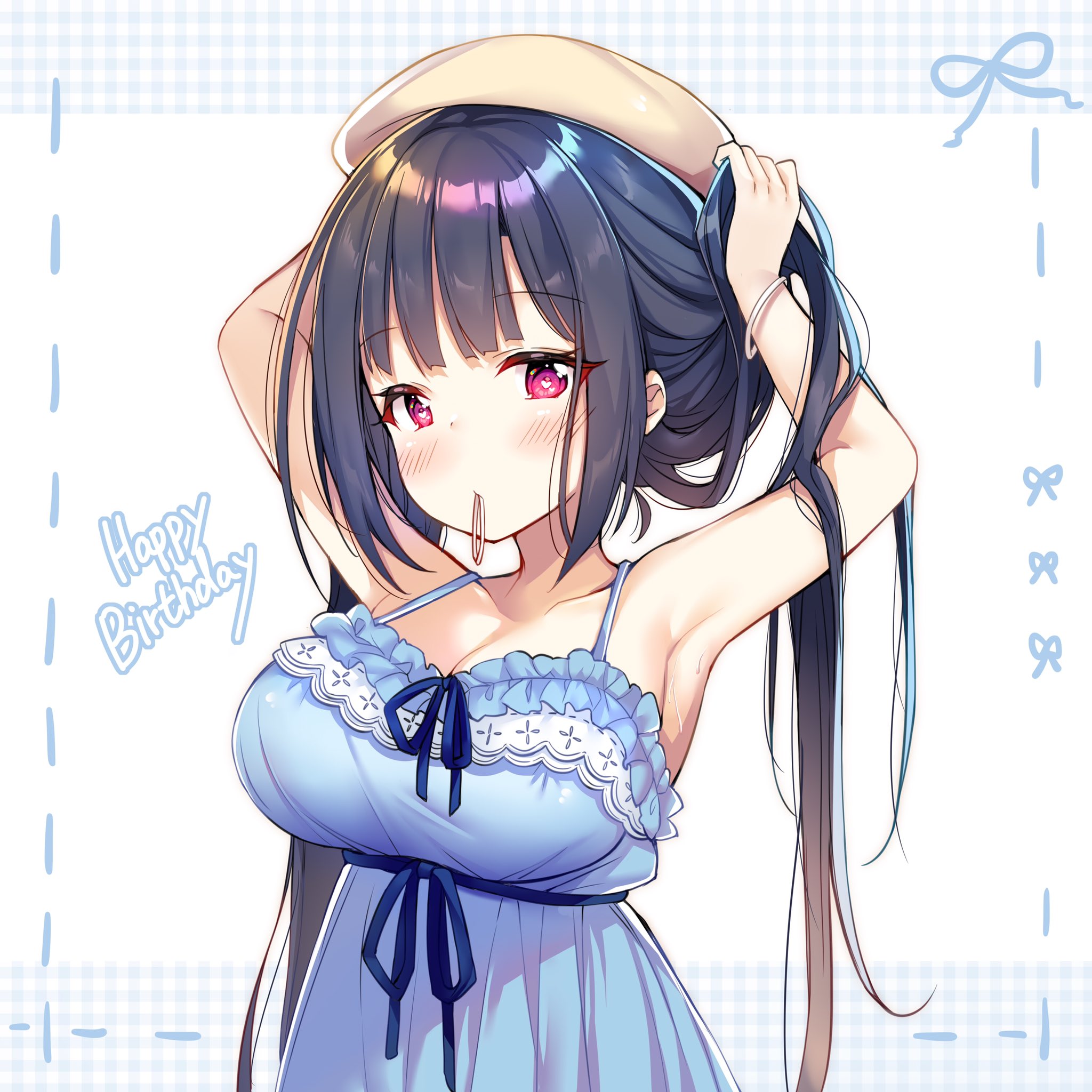 おゝとり源 ふかみちゃん お誕生日おめでとう これからもずっとこの頑張っている子を応援します 新作でもっと自信のある姿を見ることも期待しています 最後に和茶先生にお願いして描いた 人母になった巨乳ふかみちゃん W まいてつ 爱上火车