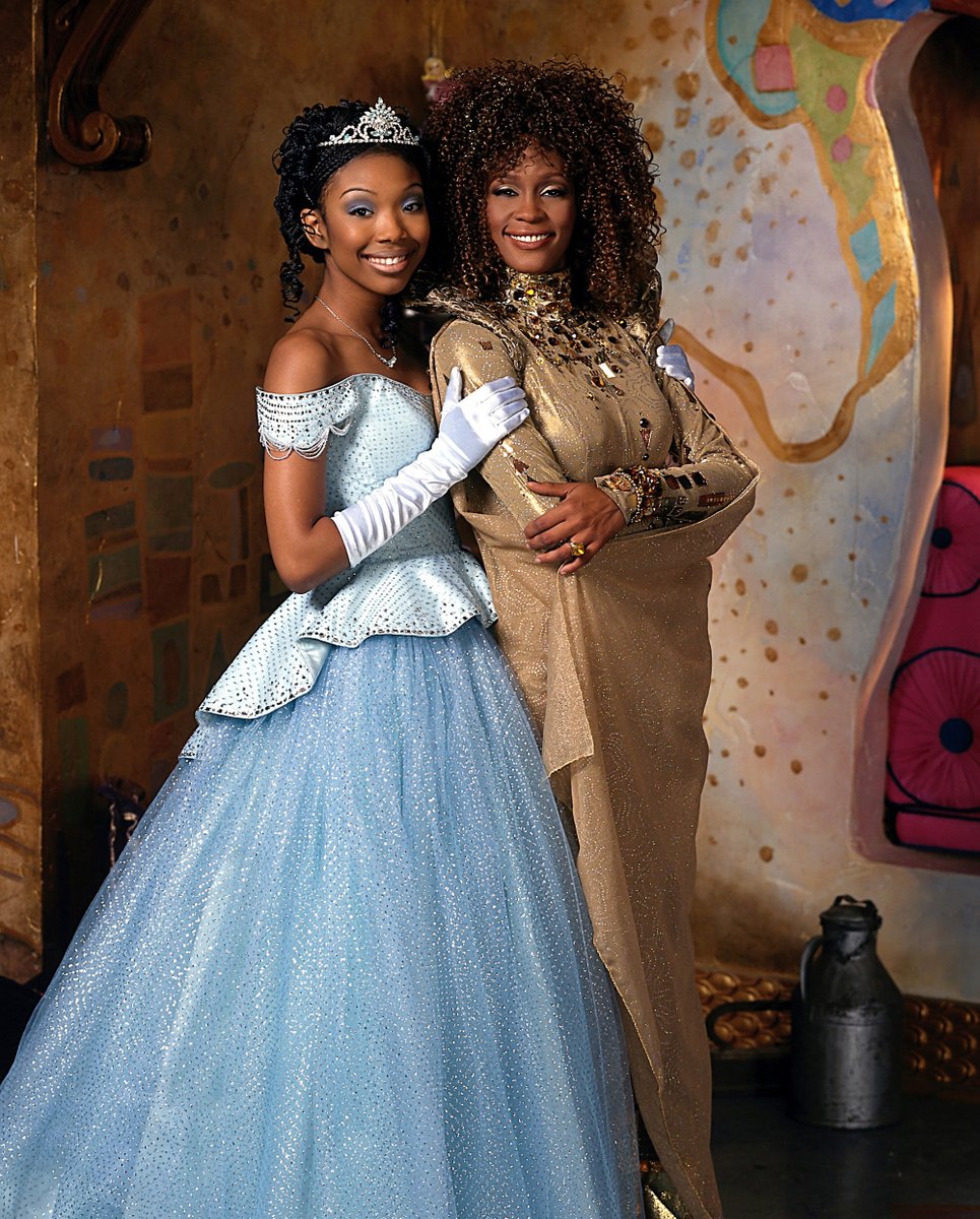 'Impossible things are happ’ning every day!' Today, we celebrate the birthday of the legendary Whitney Houston! In 1997, Houston executive produced and starred as the Fairy Godmother in @RnH_Org's #Cinderella starring @4everBrandy on the @ABCNetwork! 💜🎂🎉