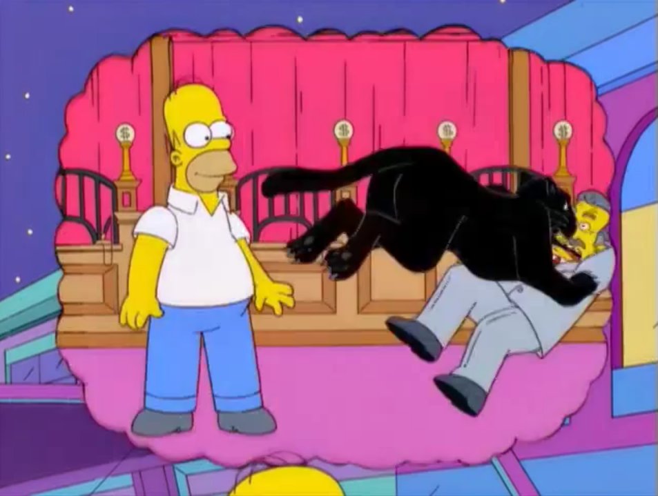 financial panther simpsons