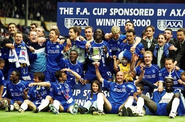 We then won the FA Cup in 2000 by beating Aston Villa 1-0.