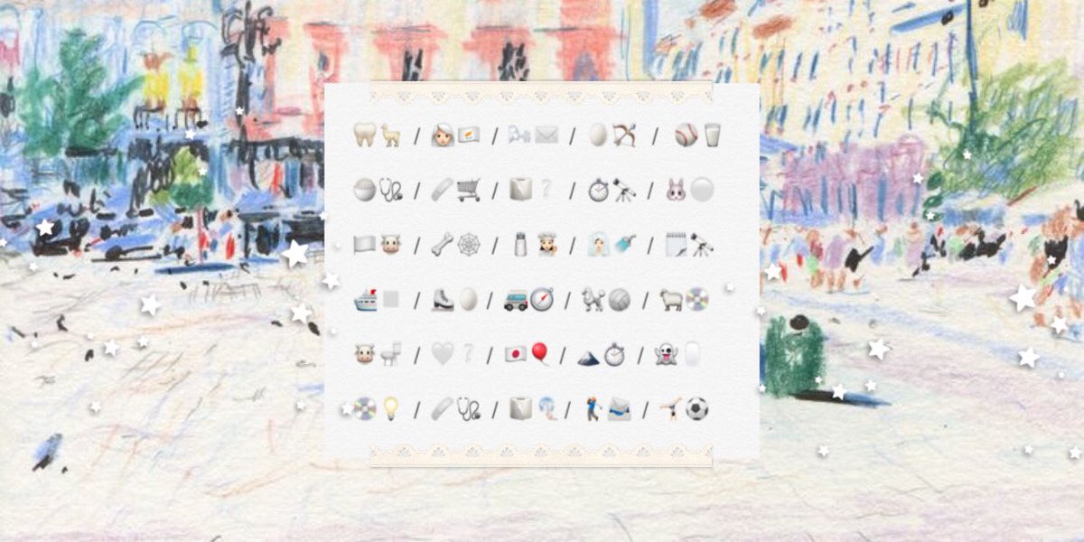 ˓ ⚾️ יִ✱  ˒   𝑮ive 𝒂way  :  วันนี้มาแจก emoji 𓐄 สีขาว   יִ   🦷 ᐧ༚̮ᐧ  ＊♡̷ 🩺𓈒  อัญย่าดองเซตสีขาวมานานม้าก  יִ  วันนี้มาลงแล้วค้าบ  🗽🍡 ॱ 💿𓂂  ก็นำไปใช้ / ไปเป็นเรฟในการใช้ใดใดได้เลยน้าค้าบ  יִ  

ปล. ไม่นำทวิตนี้ไปแปะในเธรดตัวเองนะคะ ขอบคุณค่า ʕ”̮ॽु♥︎𓈒 🍊