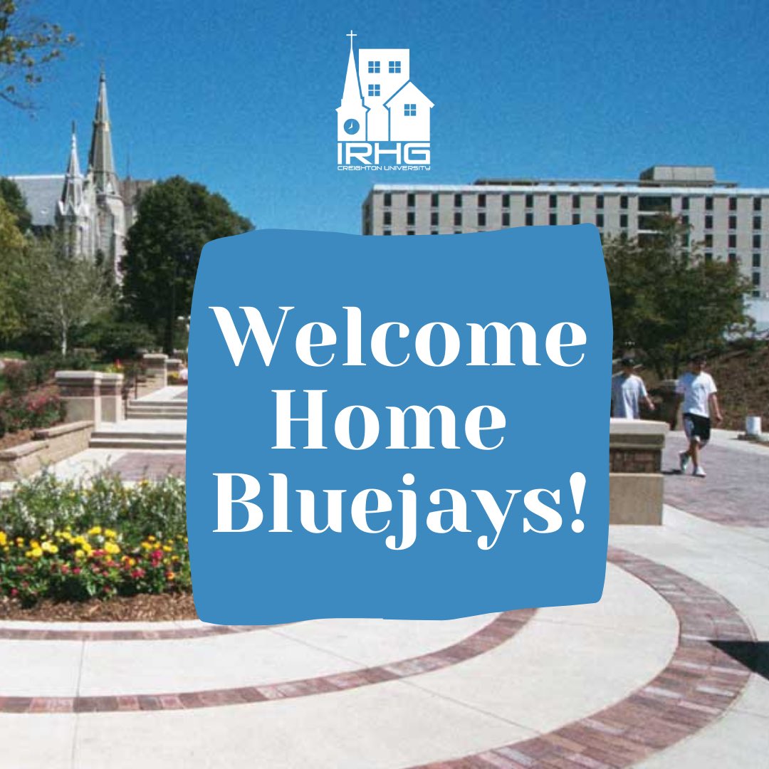 IRHG's tweet photo. We hope all of our Bluejay residents have a safe trip to campus this week! https://t.co/4lFxRYpmXN