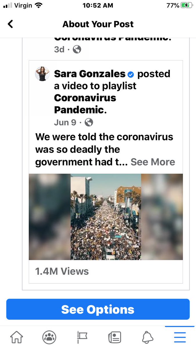 SFSLady1's tweet photo. @attorneygeneral @POTUS @MarkZuckerman @Jim_Jordan
The censorship is getting ugly.
I’m sure some of you have received this notification from the FB Nazi SS guards.
I’m just giving you warning that they are after us in a more aggressive way.
#KimOpperman #StoptheCensorship https://t.co/naprhs04CY