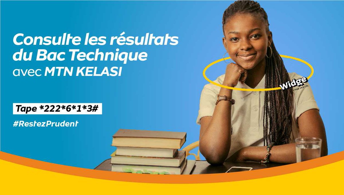 MTN_123's tweet photo. Y'ello la famille !
Les résultats du BAC technique sont disponibles sur MTN Kelasi. Tapez *222*6*1*3*1# 125*1*13*3#, puis entrez le numéro matricule. Coût : 200FCFA.
#MTNWidge #MTNCONGO #Team242 #congo #ChezMoiAuCongo https://t.co/4n2mjNrTdg