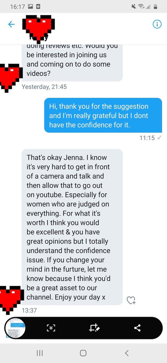 jenn_bbygirl89's tweet photo. Love this DM it's very sweet. Just wish I had all confidence. #mufc #mufcfam โค https://t.co/YLJeeMKPHZ