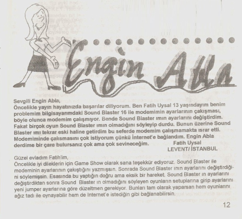 GameShowTR's tweet photo. #GameShow #GameShowTR
#AltıncıSayı #Issue6
#Ağustos1995 #August1995
Engin Abla 💋
#EnginAbla
#GüzelEvladım
#SevgiliYavrum
#GüzelÇocuğum
#ŞekerKızım https://t.co/46jCnrfYtB