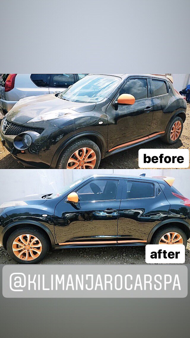 KiliCarSpa's tweet photo. habiby we make em shine 🤩 #hapakazitu #sundayfunday #sundayvibes #carwash #bubblewax #kilimanjaro #moshi #tanzania🇹🇿 https://t.co/JUthDKu10L