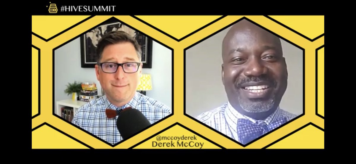 Today’s #HiveSummit video is from my #nced friend, #edcamp pal, #DBCincBooks author-brother, and rockstar middle school educator & admin, @mccoyderek! Always inspired by what he shares! He’s the real deal, folks! Check out #RevoltLAP: amazon.com/dp/1949595269/…