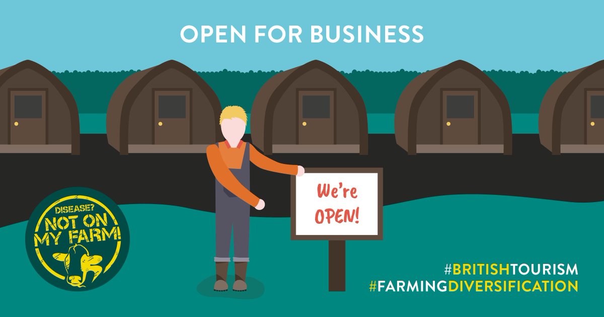 SenseHubGB's tweet photo. For all the farmers who have diversified into tourism, are you beginning to open your businesses to the public again?
#britishtourism #farmingdiversification https://t.co/O7SmJ6HEFj