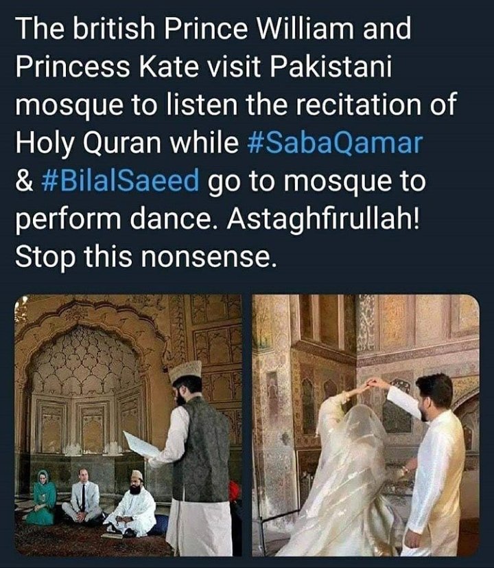 Muhamma40072576's tweet photo. Government should take action against  saba qamar and bilal saeed https://t.co/E8RFIvxlhd