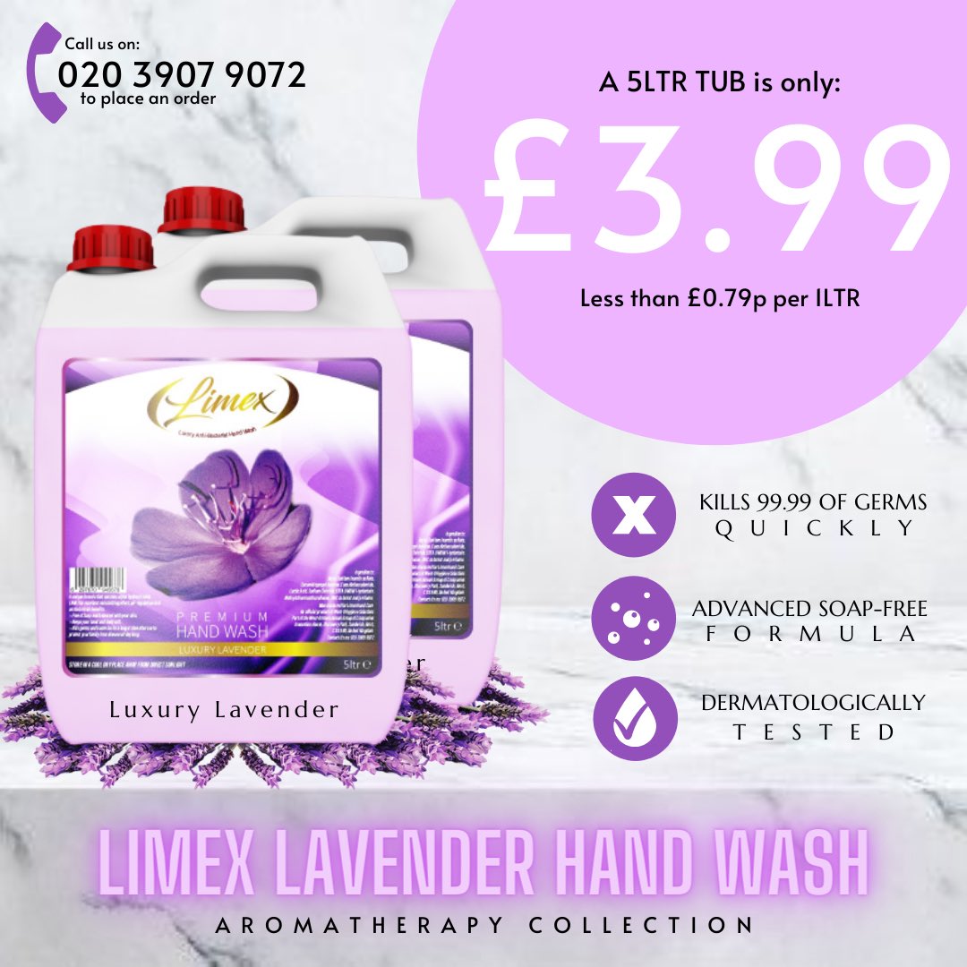 Yes you saw that right! £3.99 for a tub of 5ltr hand-soap! What an absolute bargain, get in touch right now to place your order... call us on 020 3907 9072 or email: sales@westogroup.co.uk