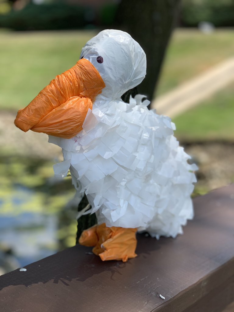 mastersofmayhe3's tweet image. #GISH #item168 

Unrecycled waste on land is often consumed by sea birds that then are consumed by marine life, affecting the entire food chain. Create a majestic sea bird all out of waste plastic to illustrate the point.