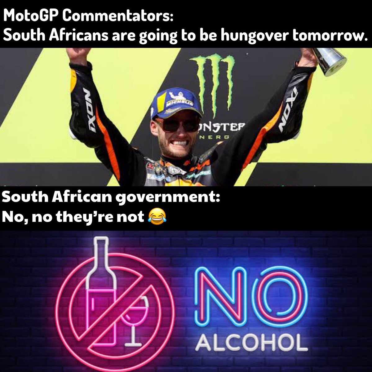 Cyril won’t even let us celebrate 👎
#Bradical #MotoGP