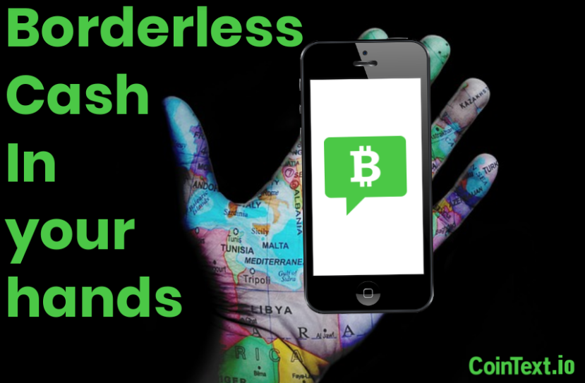 CoinText's tweet photo. Borderless cash in your hands! https://t.co/WidJKMh74A