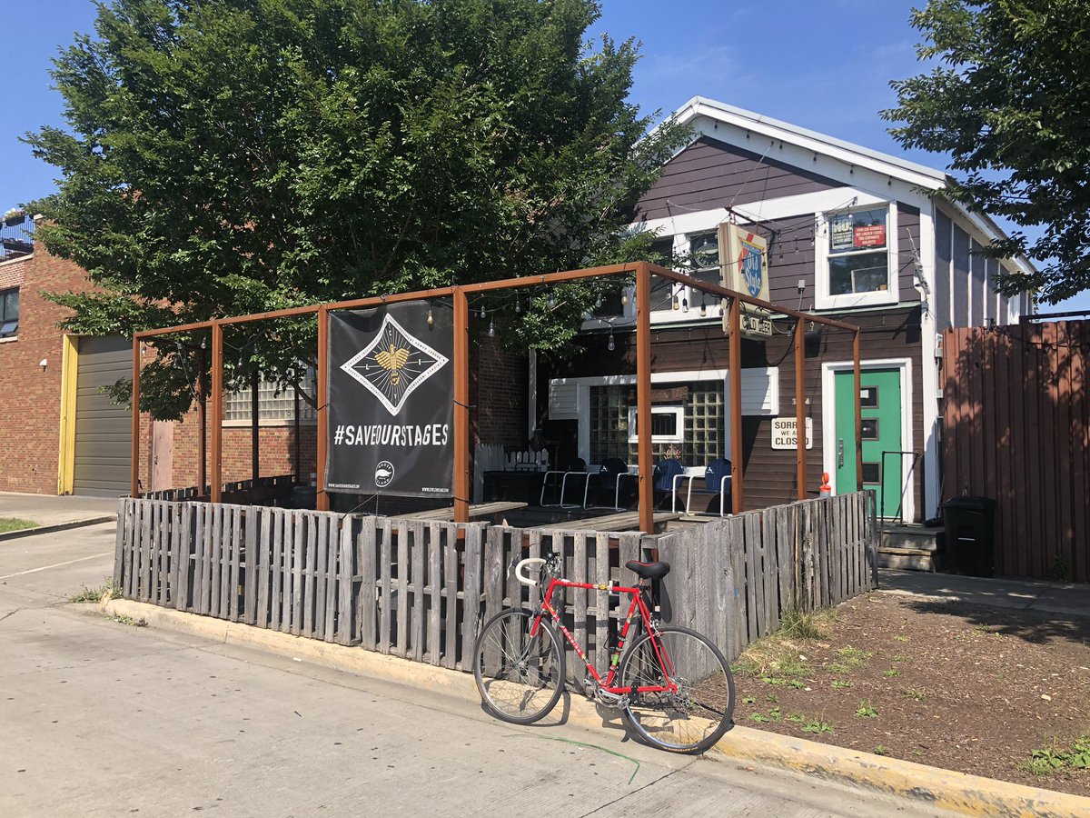 Moving along, venue 7  @hideoutchicago.Home to folk, blues, comedy, and indie artists alike, this tiny neighborhood spot may be the only lasting part of a neighborhood soon to be taken over by Lincoln Yards. I have only seen my friend Davy Knowles play here.  #SaveOurStages &ndash; bei  The Hideout