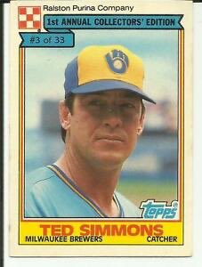 Happy Birthday to former Brewer and new HOFer Ted Simmons!  