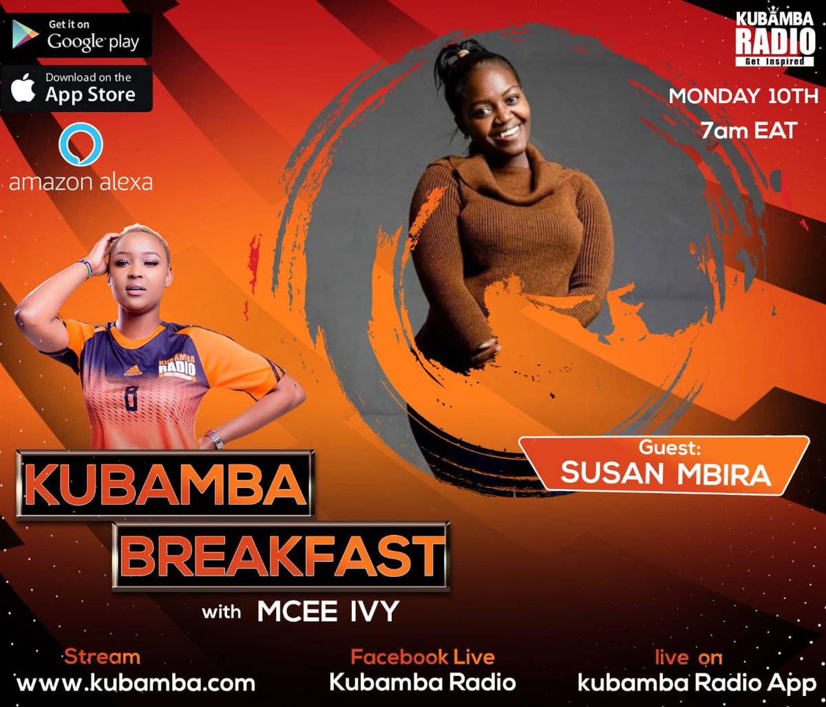 mbira_susan's tweet photo. π€You do wanna start off your week on a high right?
Well, @Mceeivy @Saintpizzy @Dolphinthedj and I will make sure you do.π€
.
https://t.co/m7gDcrQUmd
.
#WeAreBack
#KubambaBreakfast https://t.co/nYaOumxU1k