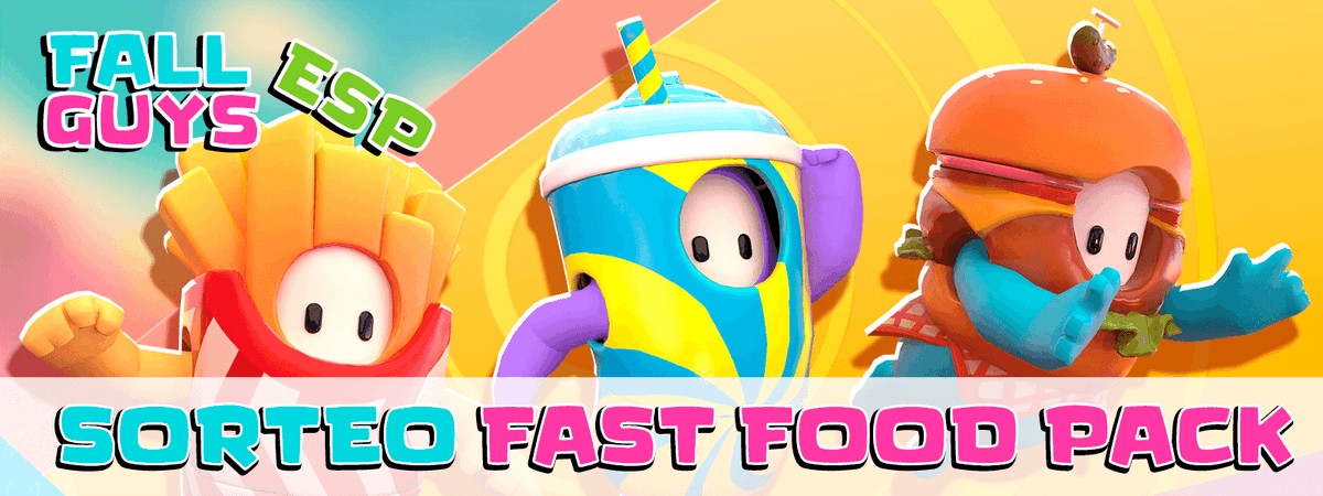 ESPFallGuys's tweet photo. 🚨#Sorteo🚨 ¿Quieres ganar un pack de Fast Food🍔🥤🍟para #FallGuys? ✅Entra en https://t.co/WTxGBb3x6J y sigue todos los pasos.🏆El ganador se anunciará el 16-08-20 a las 18:00. ¡Apúntate! https://t.co/zlWhS4gXHL