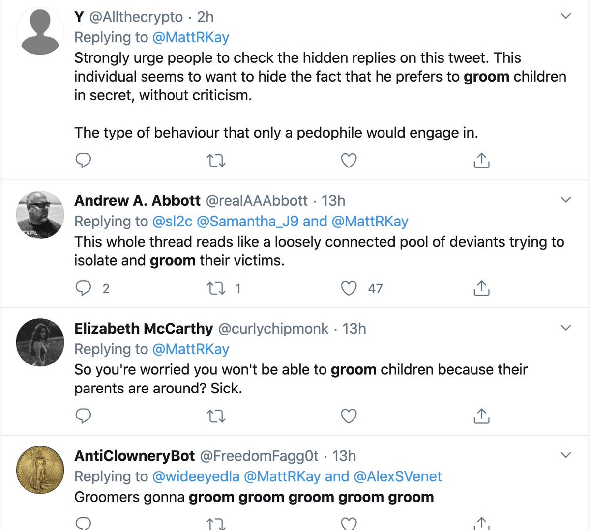 An activist educator concerned that woke education won't work with outside observers. Swarm of replies say he's a pedophile grooming children instead of engaging with his argument.Calling everyone you disagree with a pedophile is a vile bad faith argument, and it's everywhere.