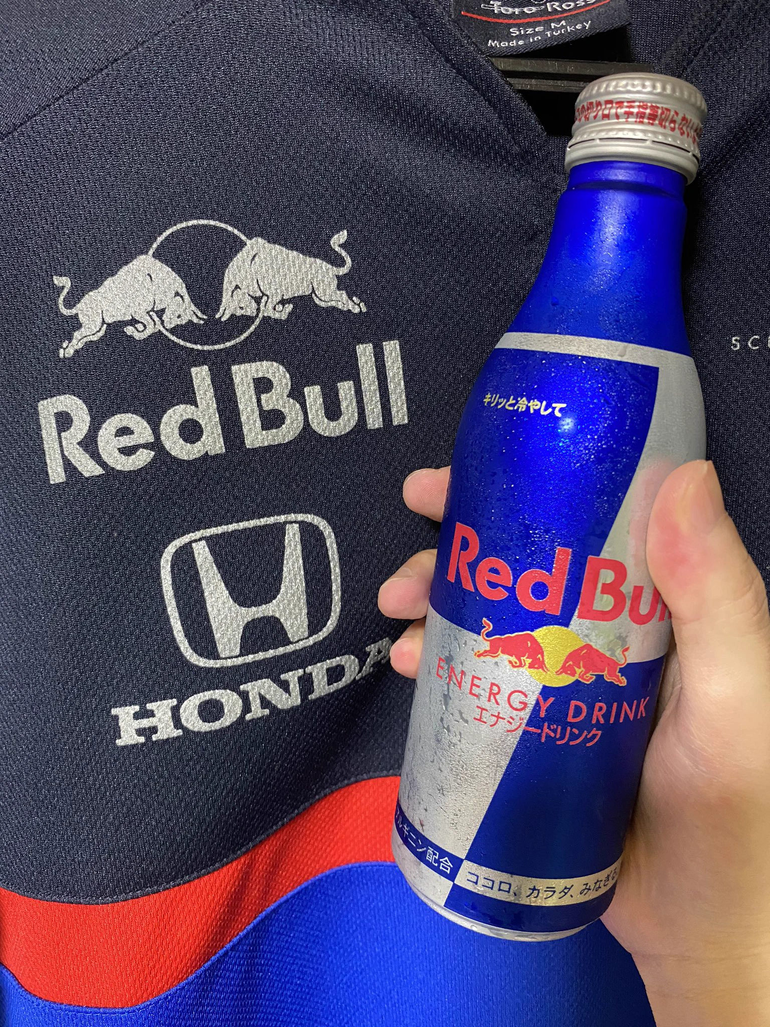 @redbullmotorJP 美味しく頂けて良い夢が見れそうです！！
#F1jp #RedBullHonda 