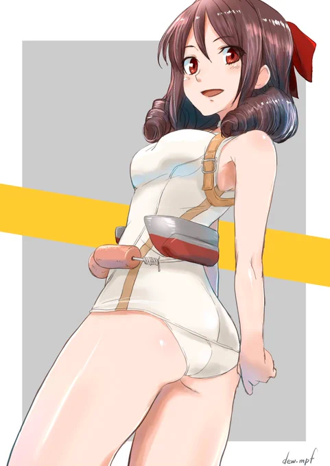 気まぐれお題箱消化。「まるゆコスする春風」ありがとうございました。 #艦これ 