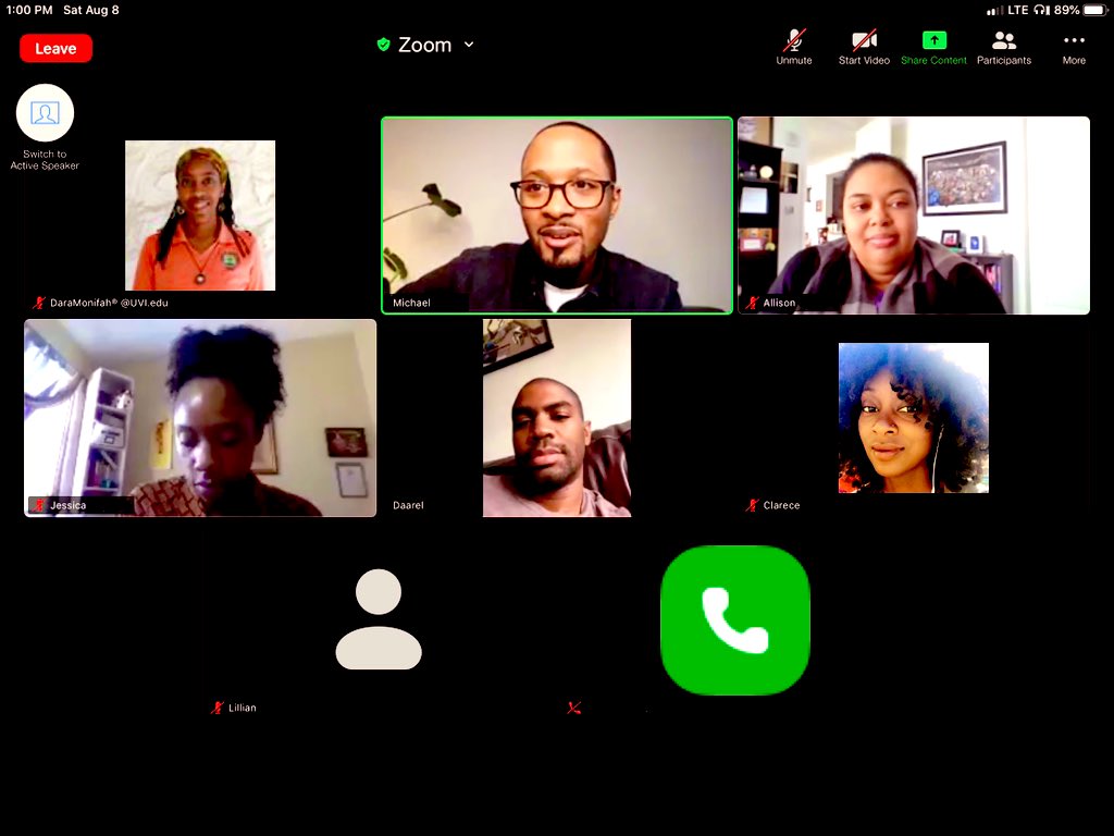 DaraMonifah's tweet photo. Honored to connect w @mikegrantme @NABJ @hbcutaskforce Co-Chair & others hoping to become more of a resource to our HBCU journalism community! We’re seeking student volunteers like @xomikkey @callah_raji #SpreadDaWord @UVI_edu @wuviradiovi: https://t.co/xAqQLAW3NR #WUVImediaClub https://t.co/lr5U6Cx7og