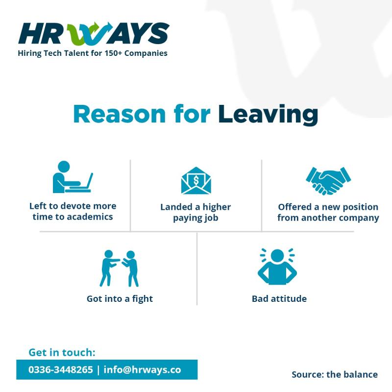 HrWays's tweet photo. What are the most common reasons of leaving a job?
#JobSearch #HRThings #HRWays https://t.co/DKqlR8wjjY