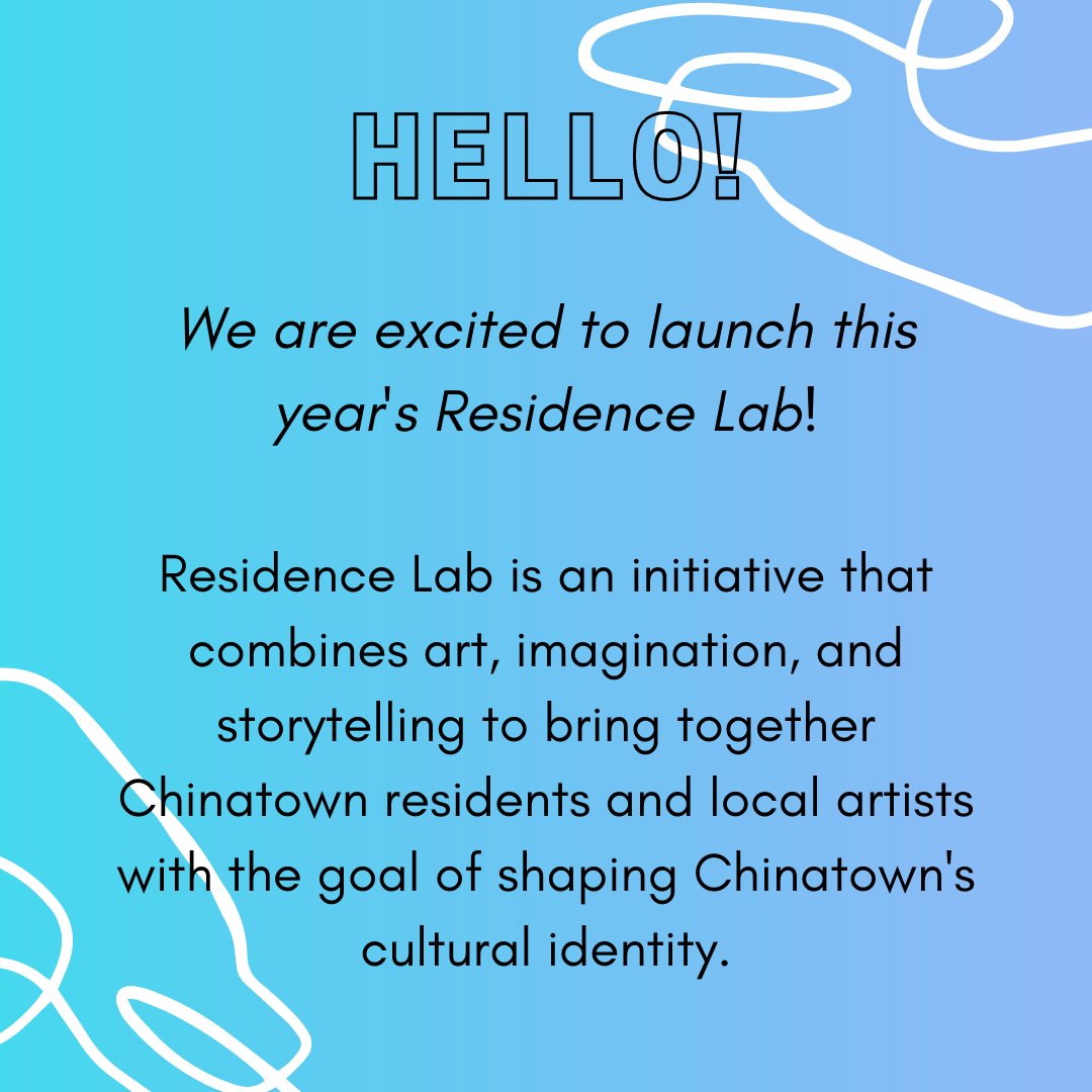 We are excited to introduce Residence Lab. ResLab is a collaboration between ACDC, <a href="/BCNCInc/">BCNC</a>, BCNC's Pao Arts Center, Chinatown residents, and local creatives to shape Chinatown amidst change. It is generously supported by <a href="/ArtPlaceAmerica/">ArtPlaceAmerica</a> the <a href="/BarrFdn/">Barr Foundation</a> #ResLab
