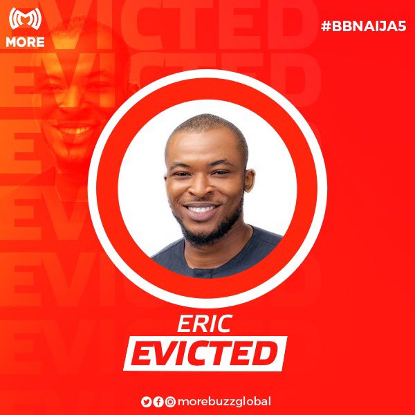 MOREBuzzAfrica's tweet image. The third housemate to leave the  #bbnaija2020 house is Eric!!!

What do you guys have to say about this?? #BBNaija #MOREApp