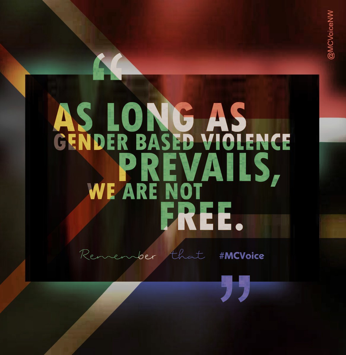 MCVoiceNW's tweet photo. #NotYetUhuru
As long as Gender Based Violence Prevails, We are not free✊ https://t.co/pblF2drwO1