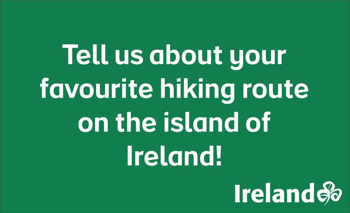 Tell us your favourite route on the island of Ireland! 🚶‍♀️🚶‍♂️#FillYourHeartWithIreland