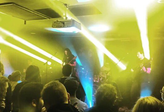 Moving south, we have venue 8,  @BourbonChicago.Another new spot, seen  @TheMagicBeans here a couple of times, and my pals in  @thbigleagueboys but that’s it so far. It gets hot in there. Plenty of beer to help with that though.