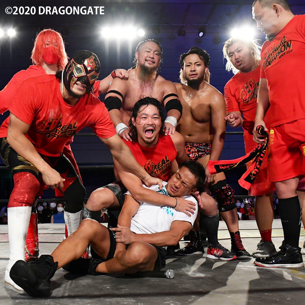 Dragongate 9 21 大田区総合体育館 大会 金網6wayマッチ 吉野正人 ビッグr清水 のリスクが追加決定 リスク決定の経緯と詳細は Dragongatemobile にて T Co 3wjcikc22h 試合結果 8 9 エディオンアリーナ大阪 Dragongate