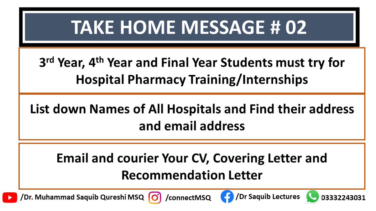 DrLectures's tweet image. Session conducted on Hospital Pharmacy Internship!

#pharmacy #hospital #internship #online