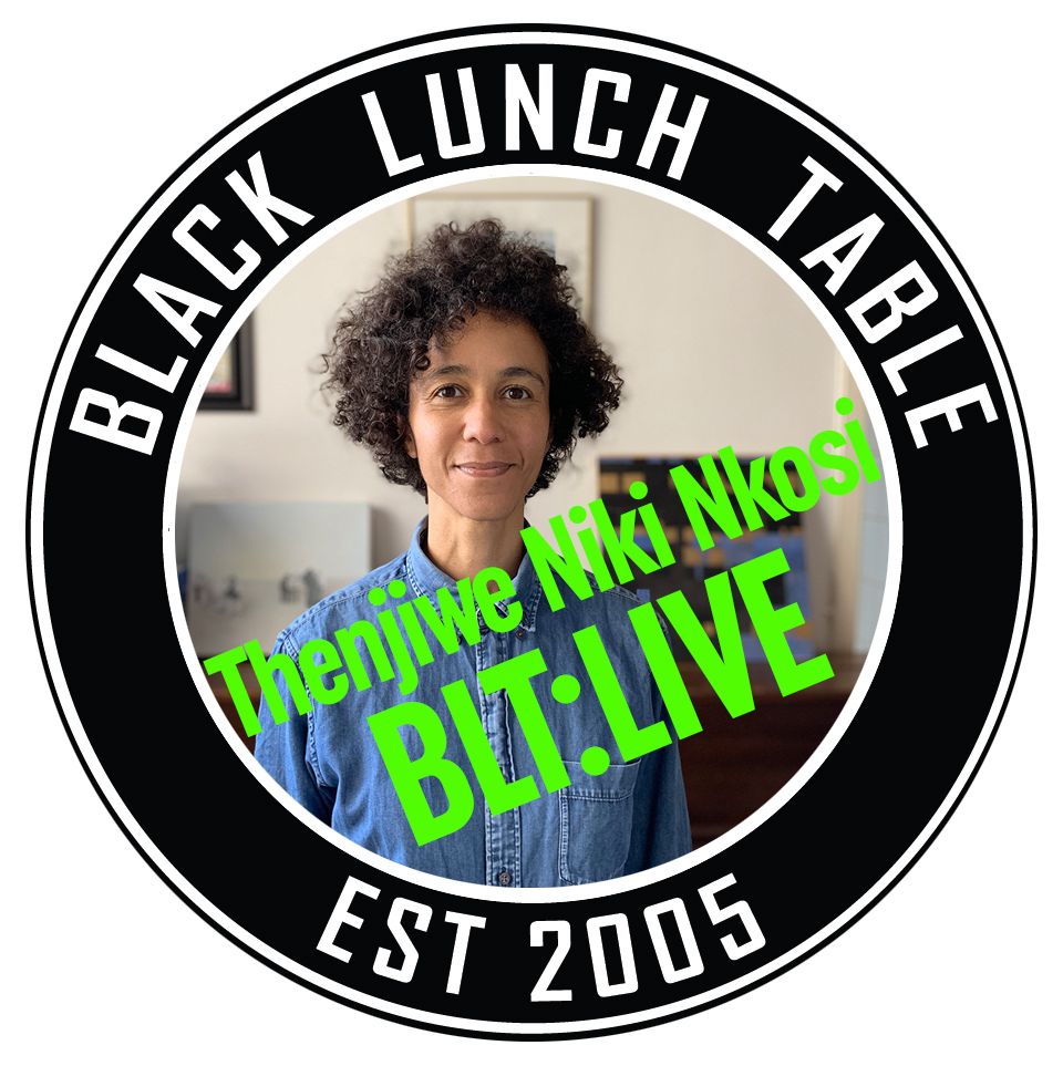 BLACKLUNCHTABLE's tweet photo. We are excited to announce Johannesburg-based painter Thenjiwe Niki Nkosi will take over BLT:Live this Sunday August 16th at noon EST! Thenjiwe will lead a one hour restorative movement practice focused on artists. Join us on IG Live! #BLTLIVE https://t.co/67bx8VQe7H