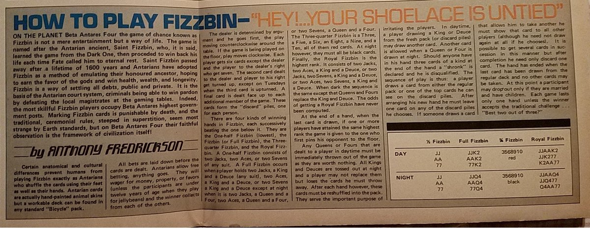 Huntress62's tweet photo. Lastly, one of my #StarTrek poster books. Learn to play #Fizzbin! Plus, as an added bonus, you can own your very own Strafleet hand phaser for only $19.95 (plus S&H). 😁 https://t.co/j9WWTA7J50