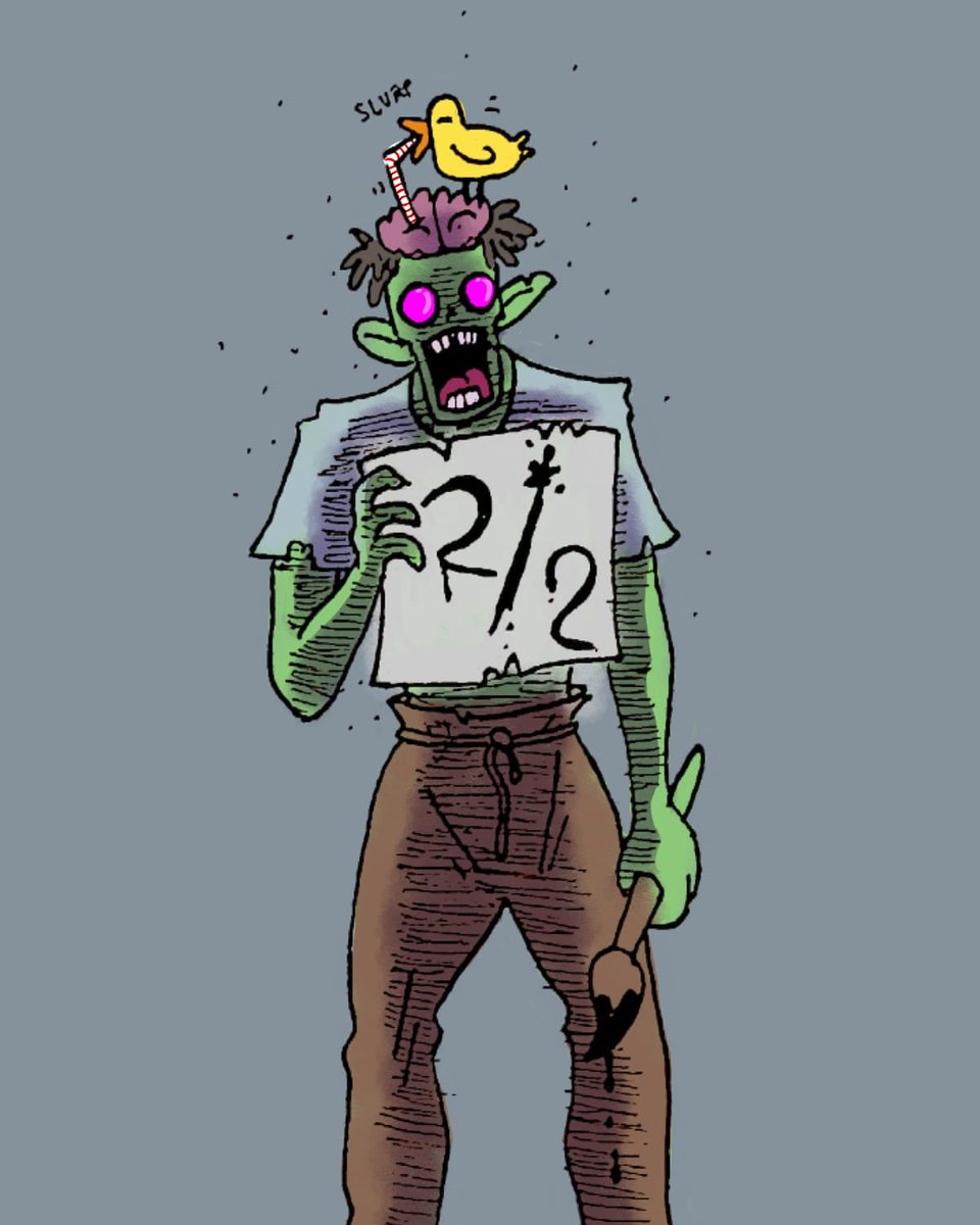Trashb0yArt's tweet photo. #mtg #magicthegathering #magictokens #zombie #drawing #draw #digitalart
Tienes mi permiso para utilizar este token en tus partidas de Magic https://t.co/VOS0vINine