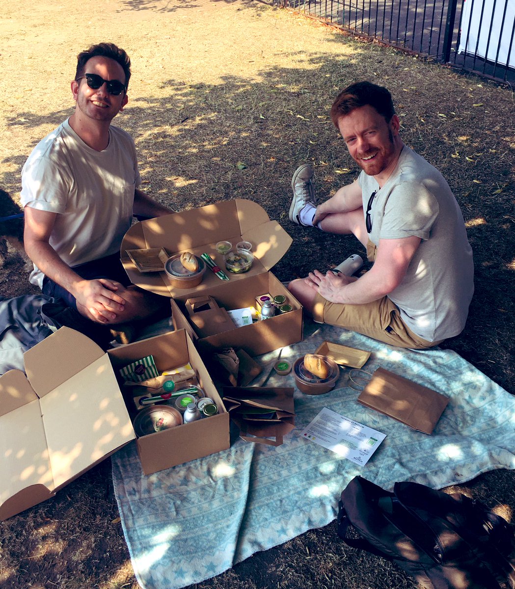 Bex Lindsay (@bexlindsay) on Twitter photo LOOK at this FEAST! Mad thanks to The Picnic Hunters Club (off of <a href="/gingerline/">Gingerline</a>) for setting a treasure hunt around the park full of fun and puzzles, and popping this beaut picnic at the end of it (with two desserts! Two!) Me, <a href="/TobyOlie/">Toby Olié</a> and <a href="/benesalte/">bps</a> had a DELICIOUS ADVENTURE 🧺 LOOK at this FEAST! Mad thanks to The Picnic Hunters Club (off of <a href="/gingerline/">Gingerline</a>) for setting a treasure hunt around the park full of fun and puzzles, and popping this beaut picnic at the end of it (with two desserts! Two!) Me, <a href="/TobyOlie/">Toby Olié</a> and <a href="/benesalte/">bps</a> had a DELICIOUS ADVENTURE 🧺
