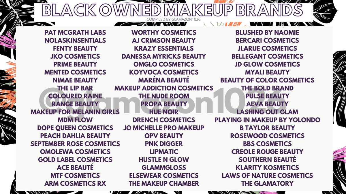 Remember this list? I wanna do something similar, but for all types of businesses for Black Business Month. Below this tweet is gonna be different threads for different industries. Please, if you know (or own) Black owned businesses list them below! I really hope this takes off.