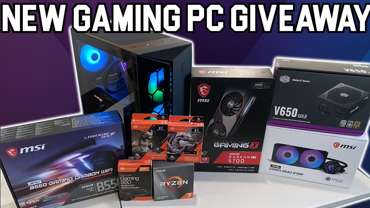 NukemDukemz's tweet image. I'm GIVING AWAY A GAMING PC by voting for me here tinyurl.com/y66hvp7k Retweet
In the campaign I am facing off against 4 other streamers with our new PCs.
If we win a random voter who voted for me will get the PC
#streameroftomorrow #teamseagate #ad
@msiUSA
@seagategaming