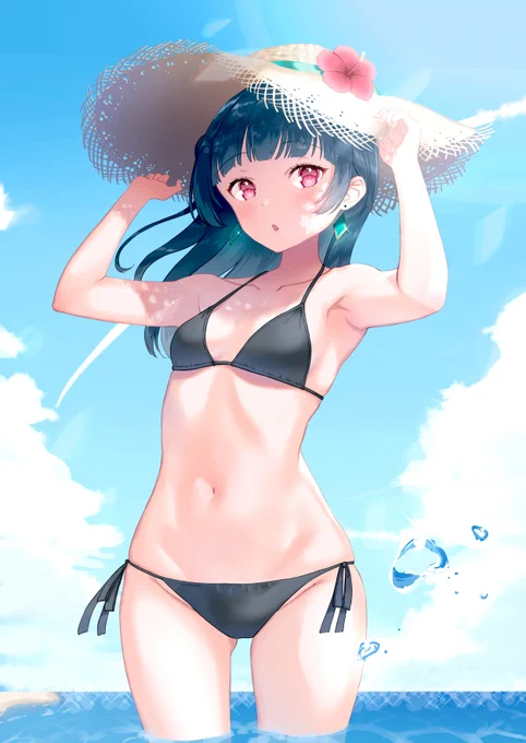 水着の善子描きました 