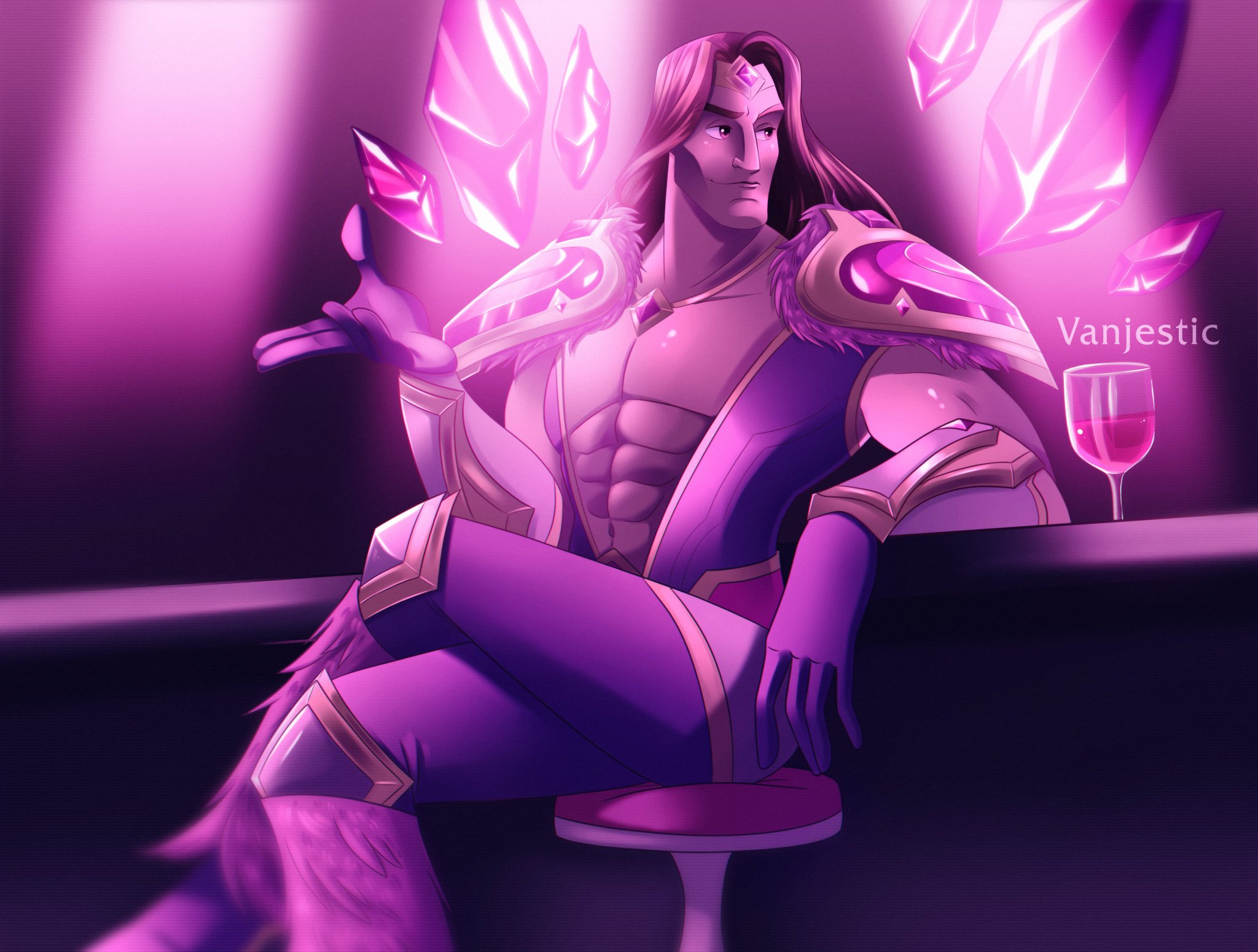 “💎 Armor of the Fifth Age Taric 💎

my part of an art trad...