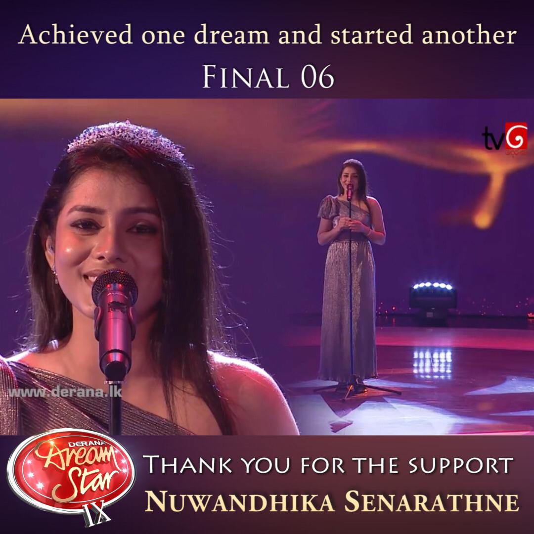 iamnuwandhika's tweet photo. Thank you all for your support in #Final_7 round #DDS 
Hope to see you on next Saturday ❤️

#TvDerana #DeranaDreamStar #Srilanka #Music #NuwandhikaSenarathne #Top7 #Singer #Nuwandhi #Uvpa #SL #Saturday #Competition #Reality #Mayurapadians #70s #80s #Goldenera #ThankYou https://t.co/uRF7m9mixV