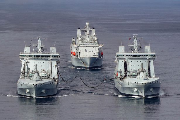 If you really want to look at maritime capability and force projection, look no further than the Royal Fleet Auxillary (RFA), second to only the Naval Fleet Auxillary Force (NFAF)./1