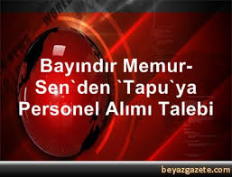 Bayındır Memur-Sen'den 'Tapu'ya Personel Alımı Talebi... beyazgazete.com/haber/2020/8/9…