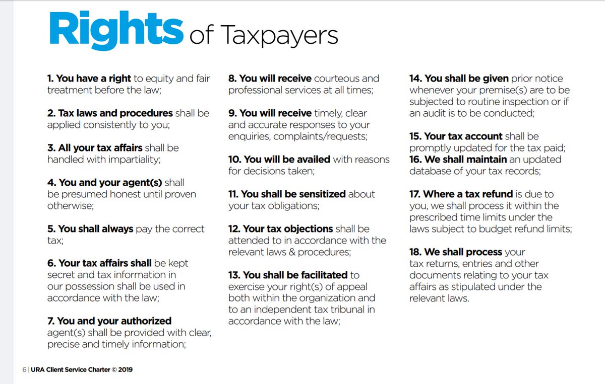 URAuganda's tweet photo. "You have a right to receive courteous and professional services at all times".
Did you also know -- under our social contract with all Taxpayers, we are always obliged to handle your tax affairs with impartiality? #URAffeBanno https://t.co/kkRUqb9ZBs